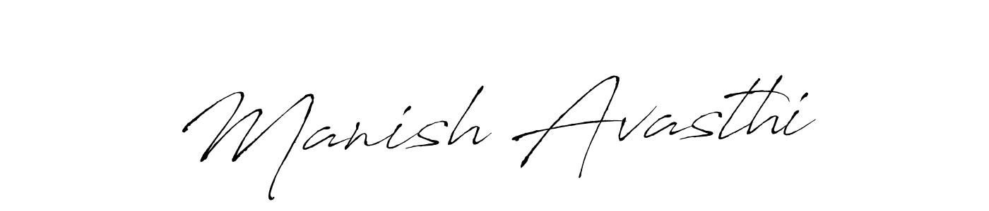 It looks lik you need a new signature style for name Manish Avasthi. Design unique handwritten (Antro_Vectra) signature with our free signature maker in just a few clicks. Manish Avasthi signature style 6 images and pictures png