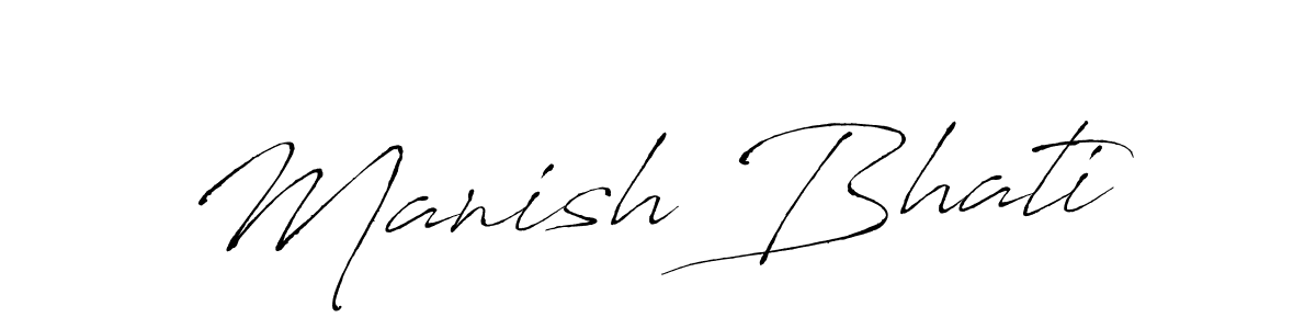 You can use this online signature creator to create a handwritten signature for the name Manish Bhati. This is the best online autograph maker. Manish Bhati signature style 6 images and pictures png