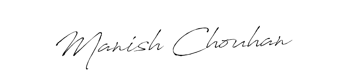 Make a beautiful signature design for name Manish Chouhan. Use this online signature maker to create a handwritten signature for free. Manish Chouhan signature style 6 images and pictures png