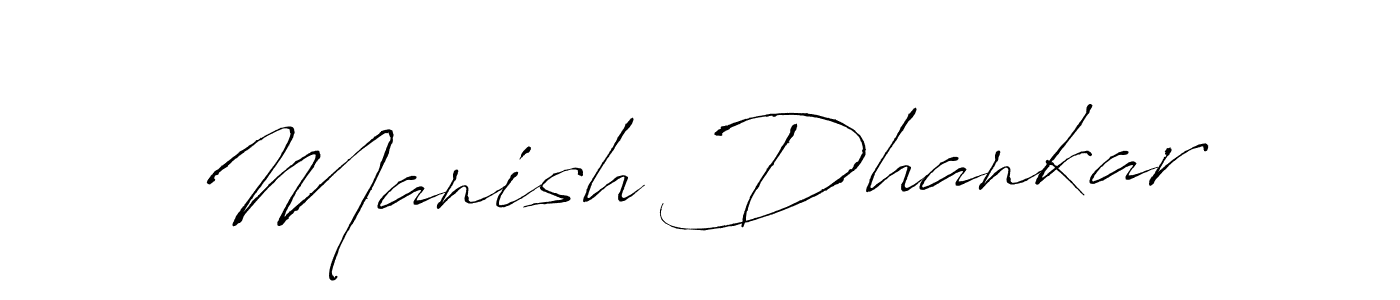 Also You can easily find your signature by using the search form. We will create Manish Dhankar name handwritten signature images for you free of cost using Antro_Vectra sign style. Manish Dhankar signature style 6 images and pictures png