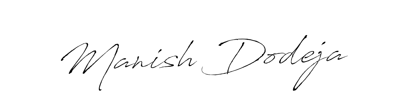 The best way (Antro_Vectra) to make a short signature is to pick only two or three words in your name. The name Manish Dodeja include a total of six letters. For converting this name. Manish Dodeja signature style 6 images and pictures png