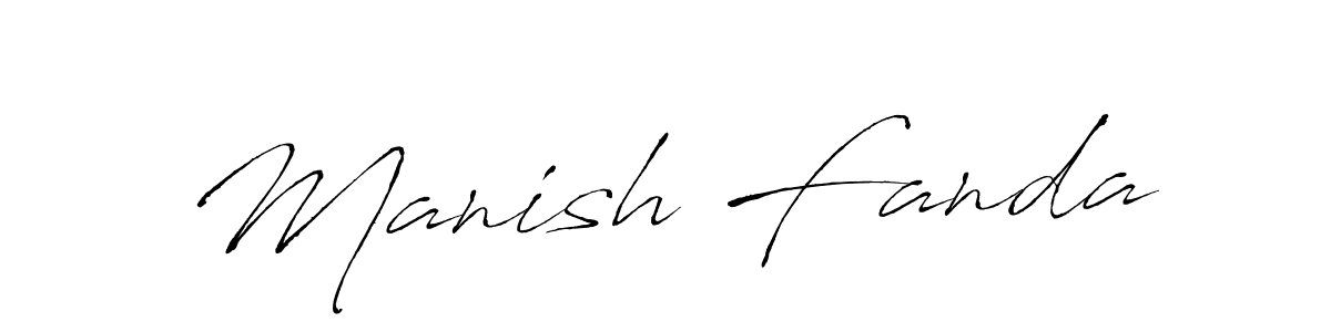 You should practise on your own different ways (Antro_Vectra) to write your name (Manish Fanda) in signature. don't let someone else do it for you. Manish Fanda signature style 6 images and pictures png