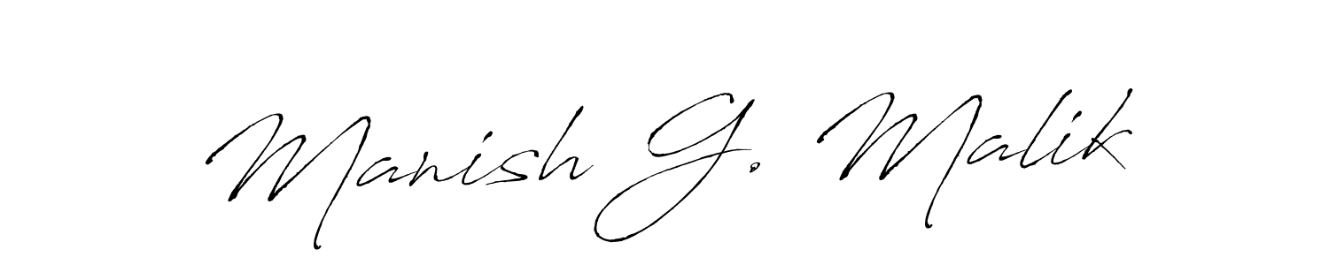 Similarly Antro_Vectra is the best handwritten signature design. Signature creator online .You can use it as an online autograph creator for name Manish G. Malik. Manish G. Malik signature style 6 images and pictures png
