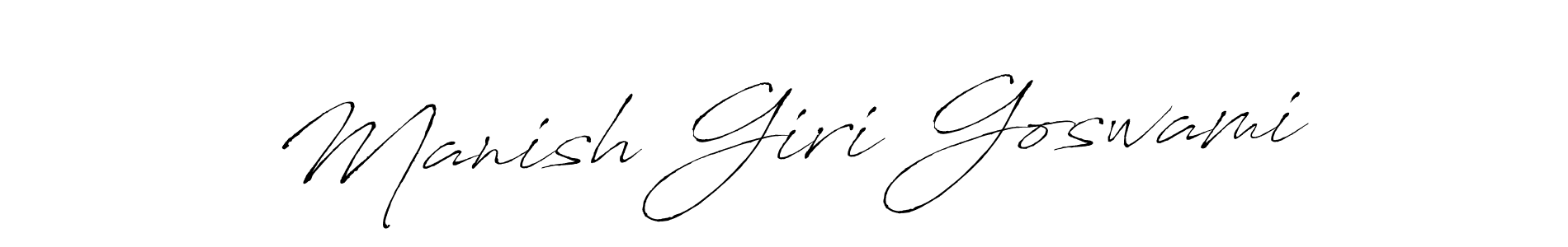 See photos of Manish Giri Goswami official signature by Spectra . Check more albums & portfolios. Read reviews & check more about Antro_Vectra font. Manish Giri Goswami signature style 6 images and pictures png