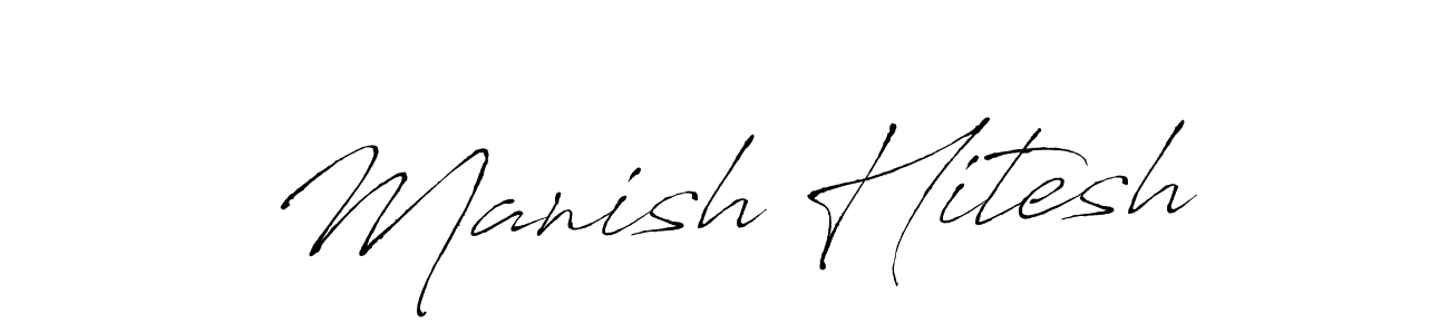 Best and Professional Signature Style for Manish Hitesh. Antro_Vectra Best Signature Style Collection. Manish Hitesh signature style 6 images and pictures png