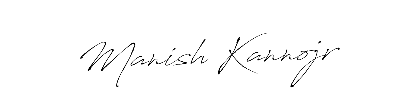 Antro_Vectra is a professional signature style that is perfect for those who want to add a touch of class to their signature. It is also a great choice for those who want to make their signature more unique. Get Manish Kannojr name to fancy signature for free. Manish Kannojr signature style 6 images and pictures png