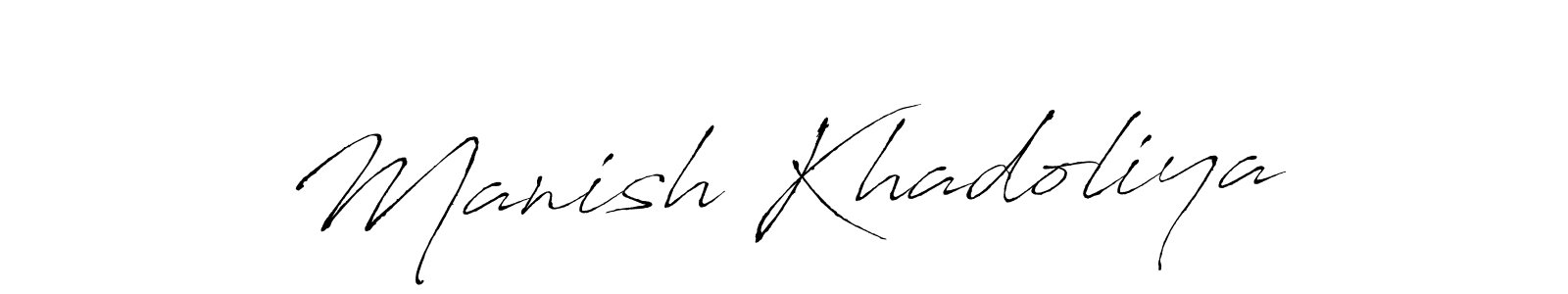 if you are searching for the best signature style for your name Manish Khadoliya. so please give up your signature search. here we have designed multiple signature styles  using Antro_Vectra. Manish Khadoliya signature style 6 images and pictures png