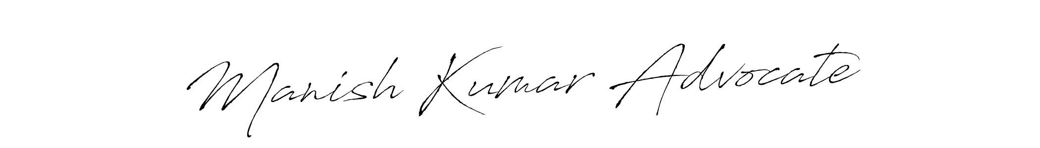 Also You can easily find your signature by using the search form. We will create Manish Kumar Advocate name handwritten signature images for you free of cost using Antro_Vectra sign style. Manish Kumar Advocate signature style 6 images and pictures png