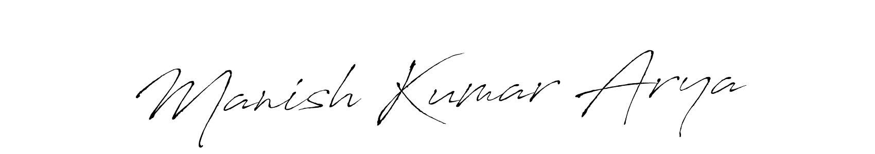 Make a short Manish Kumar Arya signature style. Manage your documents anywhere anytime using Antro_Vectra. Create and add eSignatures, submit forms, share and send files easily. Manish Kumar Arya signature style 6 images and pictures png