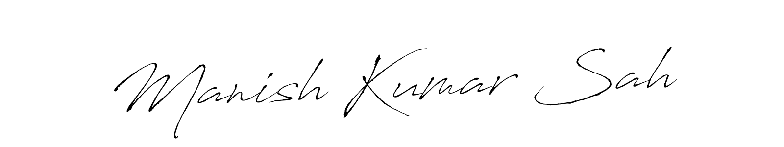 You can use this online signature creator to create a handwritten signature for the name Manish Kumar Sah. This is the best online autograph maker. Manish Kumar Sah signature style 6 images and pictures png