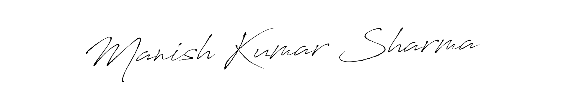 The best way (Antro_Vectra) to make a short signature is to pick only two or three words in your name. The name Manish Kumar Sharma include a total of six letters. For converting this name. Manish Kumar Sharma signature style 6 images and pictures png