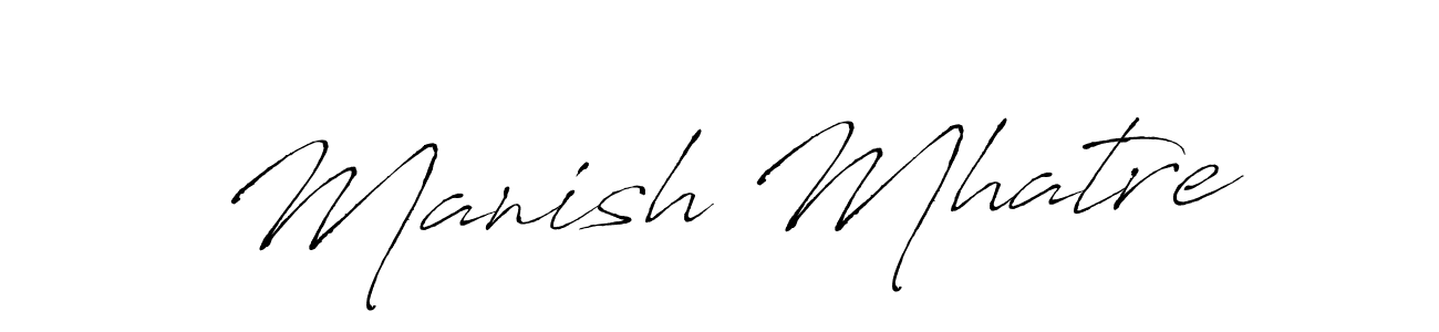 It looks lik you need a new signature style for name Manish Mhatre. Design unique handwritten (Antro_Vectra) signature with our free signature maker in just a few clicks. Manish Mhatre signature style 6 images and pictures png
