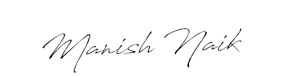 Manish Naik stylish signature style. Best Handwritten Sign (Antro_Vectra) for my name. Handwritten Signature Collection Ideas for my name Manish Naik. Manish Naik signature style 6 images and pictures png