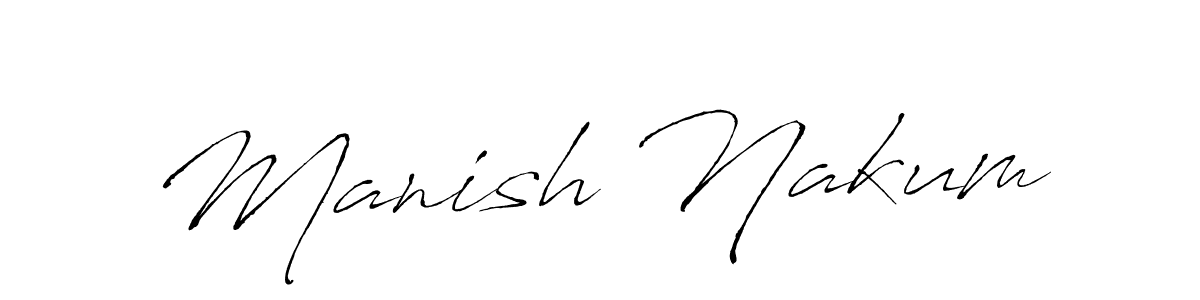 The best way (Antro_Vectra) to make a short signature is to pick only two or three words in your name. The name Manish Nakum include a total of six letters. For converting this name. Manish Nakum signature style 6 images and pictures png