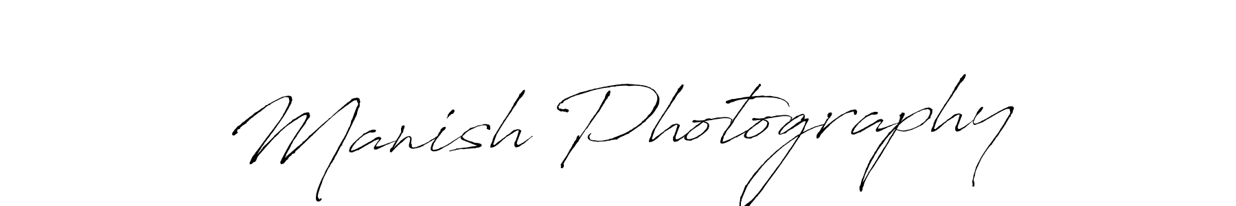 Create a beautiful signature design for name Manish Photography. With this signature (Antro_Vectra) fonts, you can make a handwritten signature for free. Manish Photography signature style 6 images and pictures png