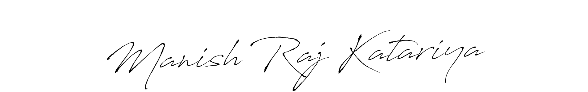 Use a signature maker to create a handwritten signature online. With this signature software, you can design (Antro_Vectra) your own signature for name Manish Raj Katariya. Manish Raj Katariya signature style 6 images and pictures png