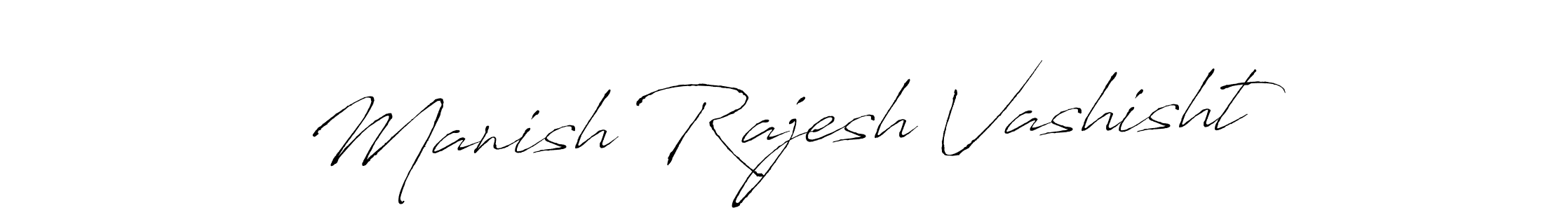 Also You can easily find your signature by using the search form. We will create Manish Rajesh Vashisht name handwritten signature images for you free of cost using Antro_Vectra sign style. Manish Rajesh Vashisht signature style 6 images and pictures png