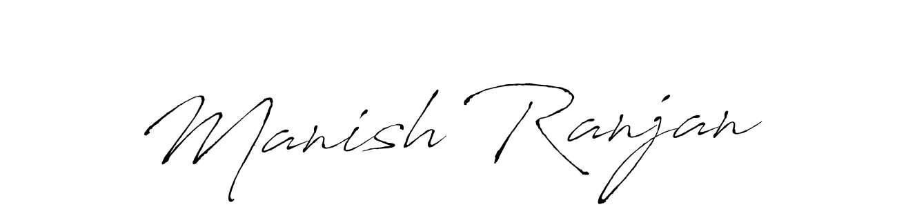 Also we have Manish Ranjan name is the best signature style. Create professional handwritten signature collection using Antro_Vectra autograph style. Manish Ranjan signature style 6 images and pictures png