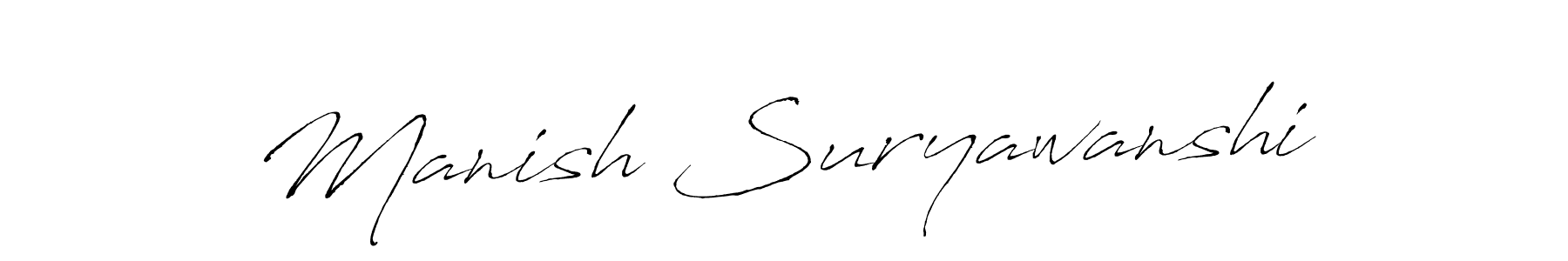 You should practise on your own different ways (Antro_Vectra) to write your name (Manish Suryawanshi) in signature. don't let someone else do it for you. Manish Suryawanshi signature style 6 images and pictures png