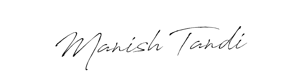 Design your own signature with our free online signature maker. With this signature software, you can create a handwritten (Antro_Vectra) signature for name Manish Tandi. Manish Tandi signature style 6 images and pictures png