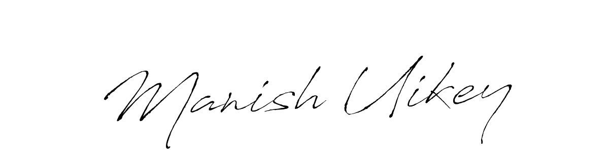 It looks lik you need a new signature style for name Manish Uikey. Design unique handwritten (Antro_Vectra) signature with our free signature maker in just a few clicks. Manish Uikey signature style 6 images and pictures png