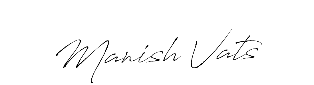 You should practise on your own different ways (Antro_Vectra) to write your name (Manish Vats) in signature. don't let someone else do it for you. Manish Vats signature style 6 images and pictures png