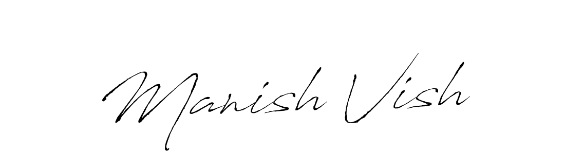 This is the best signature style for the Manish Vish name. Also you like these signature font (Antro_Vectra). Mix name signature. Manish Vish signature style 6 images and pictures png