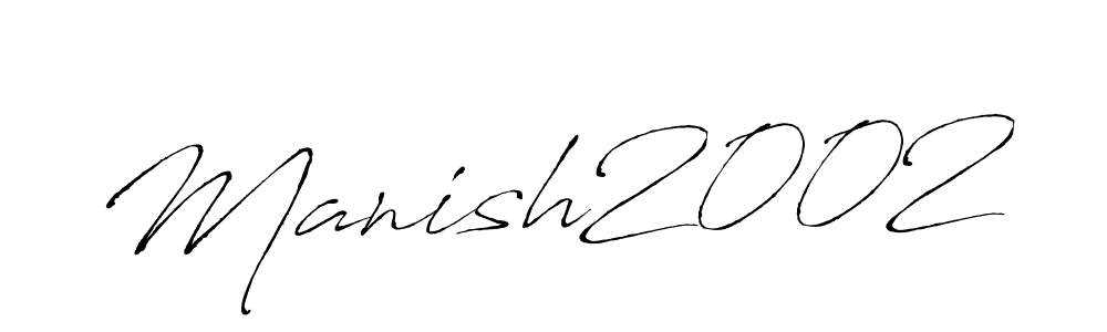 Create a beautiful signature design for name Manish2002. With this signature (Antro_Vectra) fonts, you can make a handwritten signature for free. Manish2002 signature style 6 images and pictures png