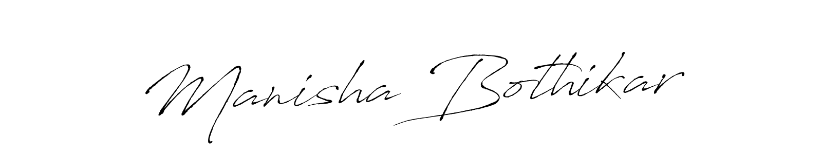 Design your own signature with our free online signature maker. With this signature software, you can create a handwritten (Antro_Vectra) signature for name Manisha Bothikar. Manisha Bothikar signature style 6 images and pictures png