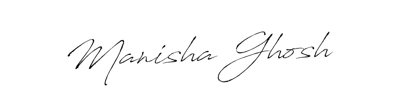 Use a signature maker to create a handwritten signature online. With this signature software, you can design (Antro_Vectra) your own signature for name Manisha Ghosh. Manisha Ghosh signature style 6 images and pictures png