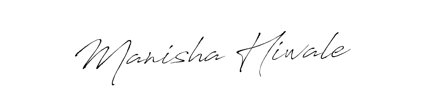 Manisha Hiwale stylish signature style. Best Handwritten Sign (Antro_Vectra) for my name. Handwritten Signature Collection Ideas for my name Manisha Hiwale. Manisha Hiwale signature style 6 images and pictures png