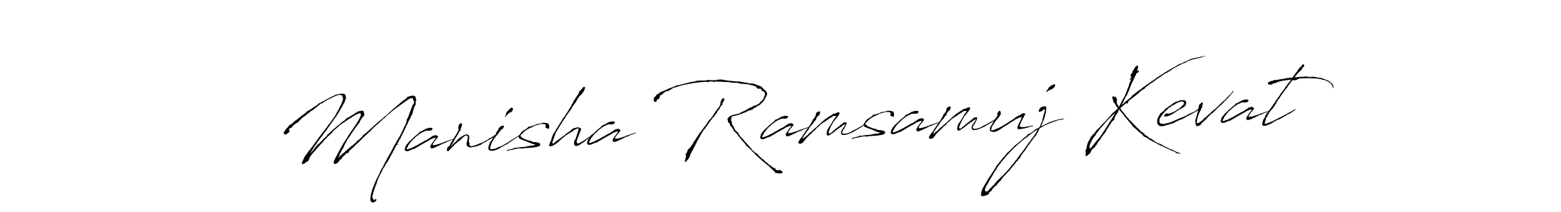 You can use this online signature creator to create a handwritten signature for the name Manisha Ramsamuj Kevat. This is the best online autograph maker. Manisha Ramsamuj Kevat signature style 6 images and pictures png
