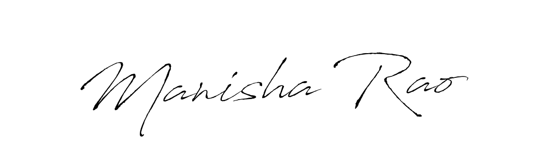 Manisha Rao stylish signature style. Best Handwritten Sign (Antro_Vectra) for my name. Handwritten Signature Collection Ideas for my name Manisha Rao. Manisha Rao signature style 6 images and pictures png