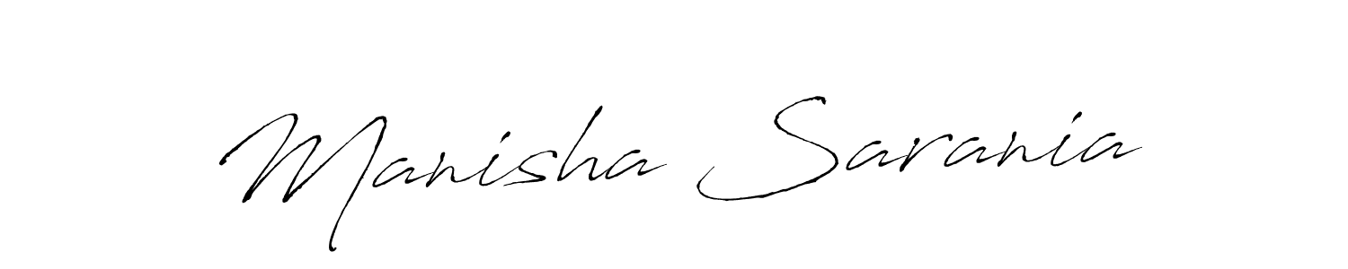 if you are searching for the best signature style for your name Manisha Sarania. so please give up your signature search. here we have designed multiple signature styles  using Antro_Vectra. Manisha Sarania signature style 6 images and pictures png