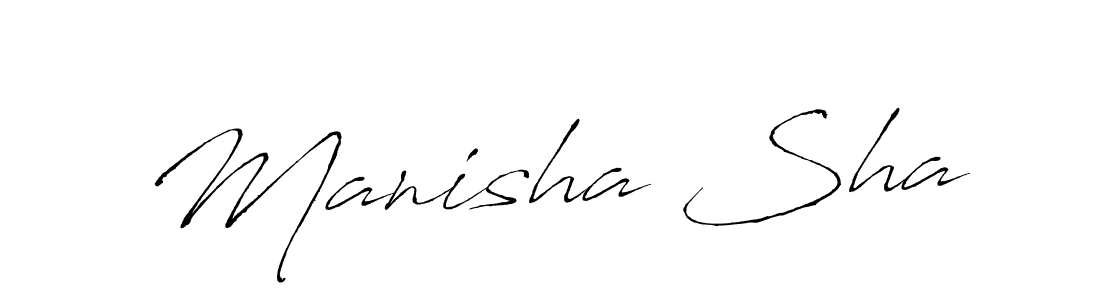 It looks lik you need a new signature style for name Manisha Sha. Design unique handwritten (Antro_Vectra) signature with our free signature maker in just a few clicks. Manisha Sha signature style 6 images and pictures png