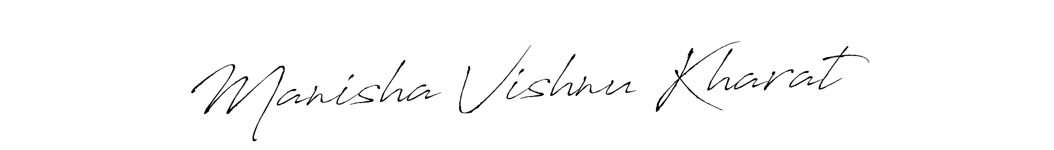 It looks lik you need a new signature style for name Manisha Vishnu Kharat. Design unique handwritten (Antro_Vectra) signature with our free signature maker in just a few clicks. Manisha Vishnu Kharat signature style 6 images and pictures png