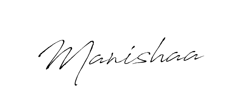 Create a beautiful signature design for name Manishaa. With this signature (Antro_Vectra) fonts, you can make a handwritten signature for free. Manishaa signature style 6 images and pictures png