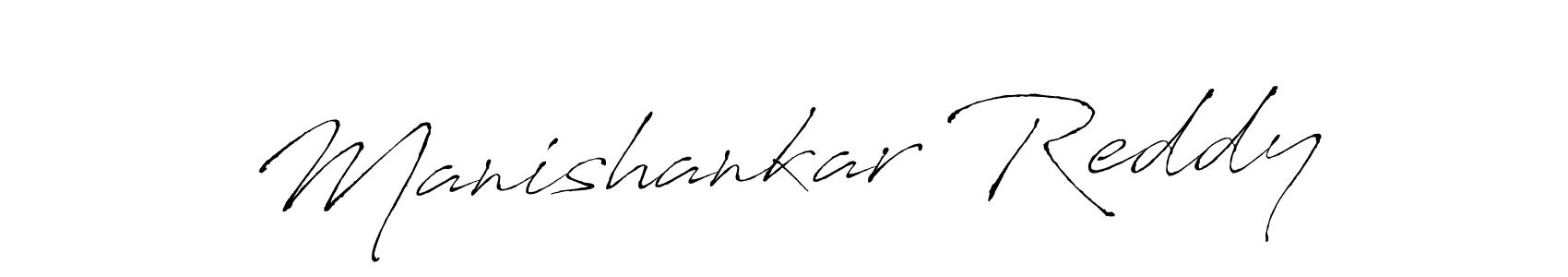 Design your own signature with our free online signature maker. With this signature software, you can create a handwritten (Antro_Vectra) signature for name Manishankar Reddy. Manishankar Reddy signature style 6 images and pictures png