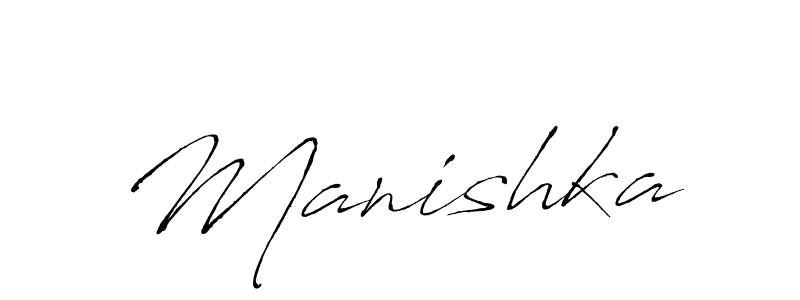 How to make Manishka name signature. Use Antro_Vectra style for creating short signs online. This is the latest handwritten sign. Manishka signature style 6 images and pictures png