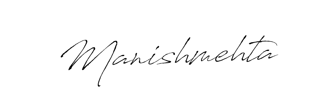 Use a signature maker to create a handwritten signature online. With this signature software, you can design (Antro_Vectra) your own signature for name Manishmehta. Manishmehta signature style 6 images and pictures png