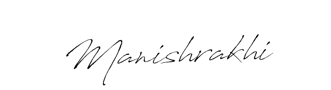 The best way (Antro_Vectra) to make a short signature is to pick only two or three words in your name. The name Manishrakhi include a total of six letters. For converting this name. Manishrakhi signature style 6 images and pictures png