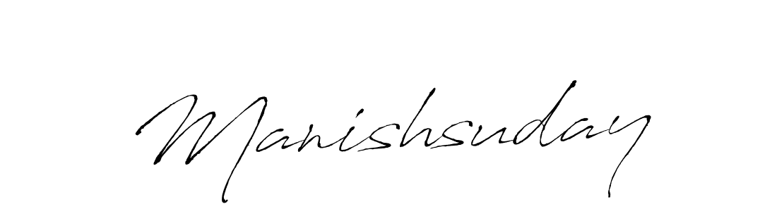 Antro_Vectra is a professional signature style that is perfect for those who want to add a touch of class to their signature. It is also a great choice for those who want to make their signature more unique. Get Manishsuday name to fancy signature for free. Manishsuday signature style 6 images and pictures png
