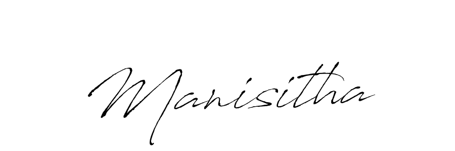 Manisitha stylish signature style. Best Handwritten Sign (Antro_Vectra) for my name. Handwritten Signature Collection Ideas for my name Manisitha. Manisitha signature style 6 images and pictures png