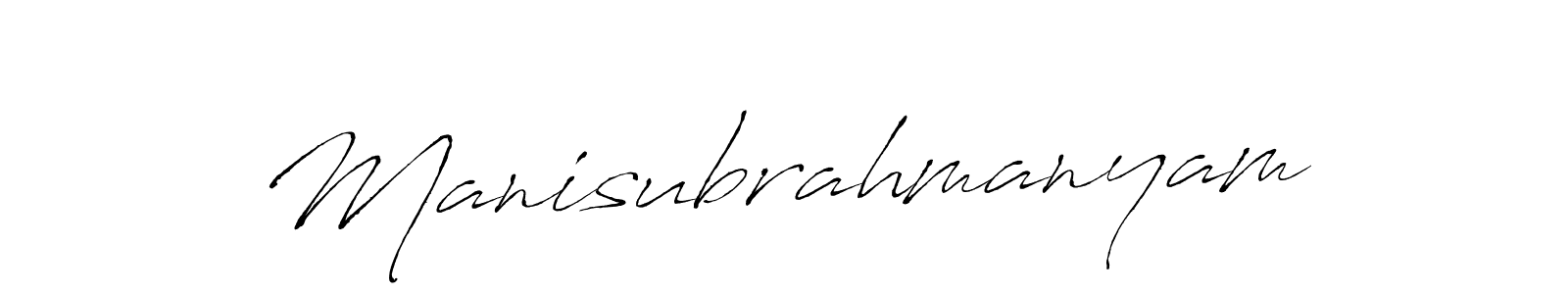 Also You can easily find your signature by using the search form. We will create Manisubrahmanyam name handwritten signature images for you free of cost using Antro_Vectra sign style. Manisubrahmanyam signature style 6 images and pictures png