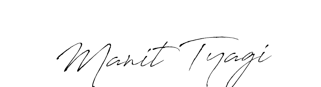 Make a beautiful signature design for name Manit Tyagi. Use this online signature maker to create a handwritten signature for free. Manit Tyagi signature style 6 images and pictures png