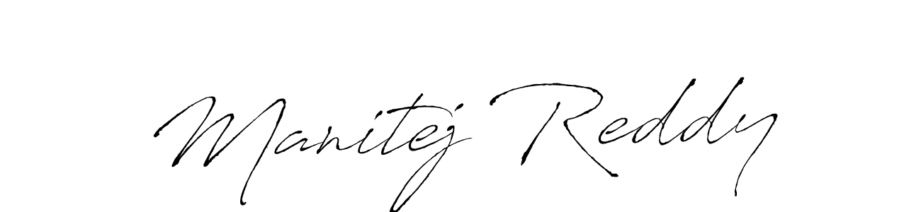 Antro_Vectra is a professional signature style that is perfect for those who want to add a touch of class to their signature. It is also a great choice for those who want to make their signature more unique. Get Manitej Reddy name to fancy signature for free. Manitej Reddy signature style 6 images and pictures png
