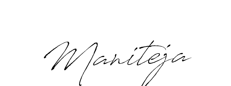 Maniteja stylish signature style. Best Handwritten Sign (Antro_Vectra) for my name. Handwritten Signature Collection Ideas for my name Maniteja. Maniteja signature style 6 images and pictures png