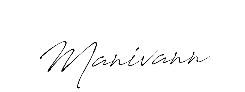 Use a signature maker to create a handwritten signature online. With this signature software, you can design (Antro_Vectra) your own signature for name Manivann. Manivann signature style 6 images and pictures png