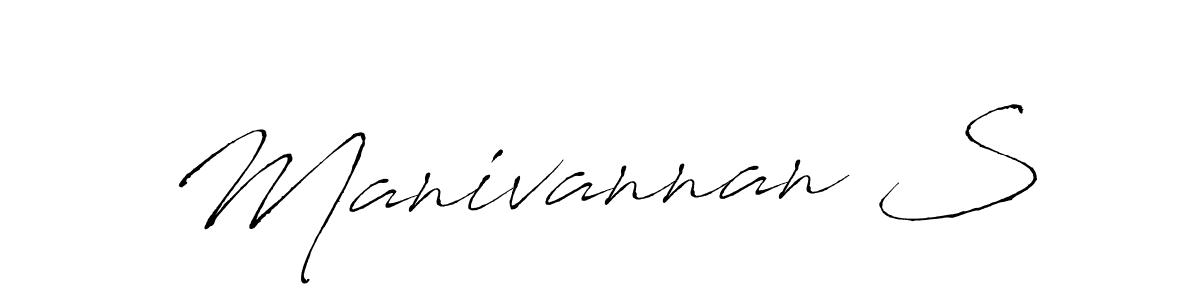 Make a beautiful signature design for name Manivannan S. Use this online signature maker to create a handwritten signature for free. Manivannan S signature style 6 images and pictures png