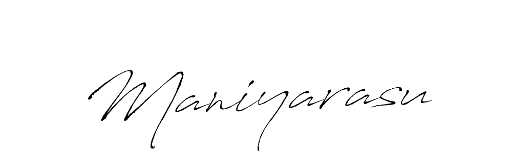 Also we have Maniyarasu name is the best signature style. Create professional handwritten signature collection using Antro_Vectra autograph style. Maniyarasu signature style 6 images and pictures png